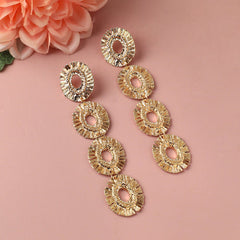 SOHI - Gold Plated Drop Earrings Earrings