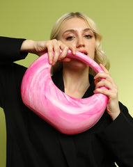 Haute Sauce - Women Sculptural Structured Handheld Bag - Pink