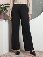 regular fit cotton blend trousers 2