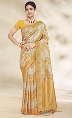 Charming Grey Color CottonSilk Saree