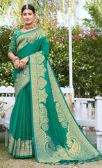 Charming Purple Color Banarasi Silk Saree