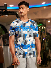 Abstract Activewear T-Shirt