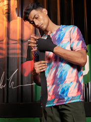 Vertical Abstract Activewear T-Shirt