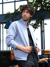 Panel-Stitch Knit Jacket