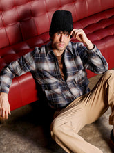 Zip-Front Plaid Jacket