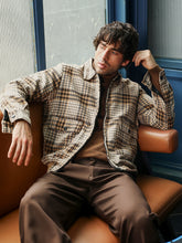 Zip-Front Plaid Jacket