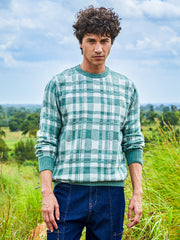 كنزة رجالية بنقشة الترتان