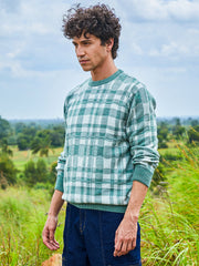 كنزة رجالية بنقشة الترتان