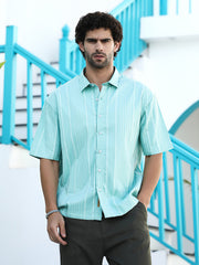 Unbalanced-Ridge Oversized Shirt