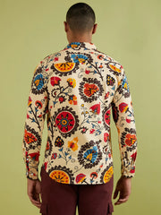 Campus Sutra - Ethnic Floral Shirt