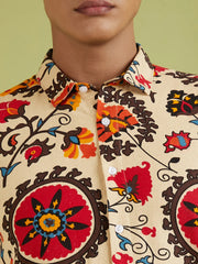 Campus Sutra - Ethnic Floral Shirt