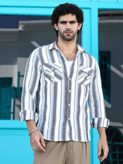 Nomad-Striped Utility Shirt