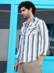 Nomad-Striped Utility Shirt