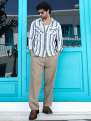 Nomad-Striped Utility Shirt