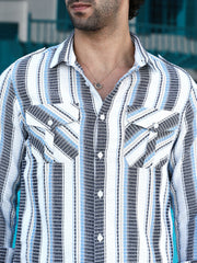 Nomad-Striped Utility Shirt