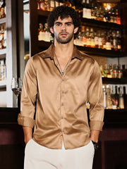 Solid Satin Shirt