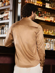 Solid Satin Shirt