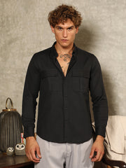 Campus Sutra - Button-Down Utility Shirt