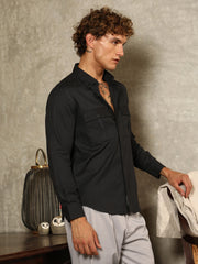 Campus Sutra - Button-Down Utility Shirt