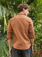 Embossed Geometric Shirt