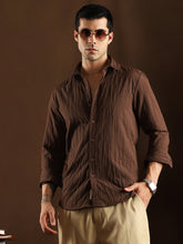 قميص مبطن ذو ملمس مميز