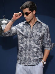 Willow-Foliage Imprint Shirt