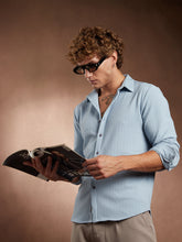 Rope-Striped Tactile Shirt