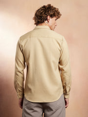 قميص متداخل الملمس