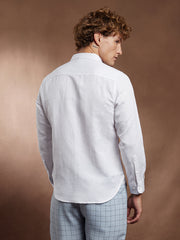 قميص عادي بنسيج مفتوح