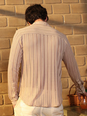 Panel Jacquard-Knit Shirt