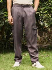 Pleated Utility-Tapered Trousers