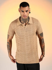 تيشيرت بولو بنقشة يونانية