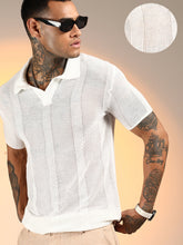 تيشيرت بولو محبوك بشكل غير متوازن