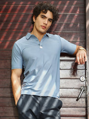 Seamless Solid Polo T-Shirt