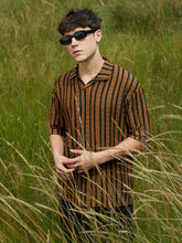 تيشيرت بولو مخطط بنقشة البرسيم