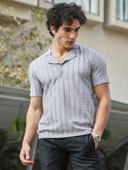 Wicker-Tactitle Polo T-Shirt