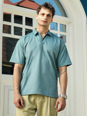 تيشيرت بولو ذو ملمس خشن