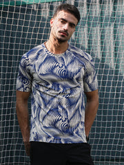 Abstract-Stroke Activewear T-Shirt