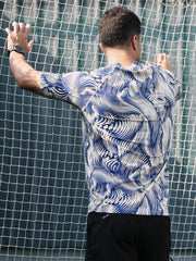 Abstract-Stroke Activewear T-Shirt