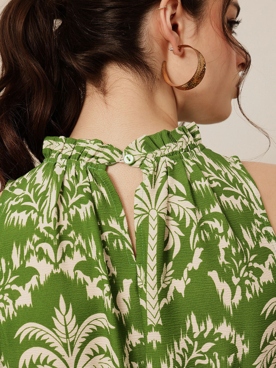 Frill Neck Dress