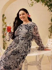 Printed Max Dress