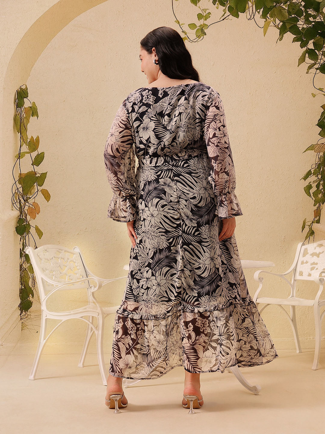 Printed Max Dress