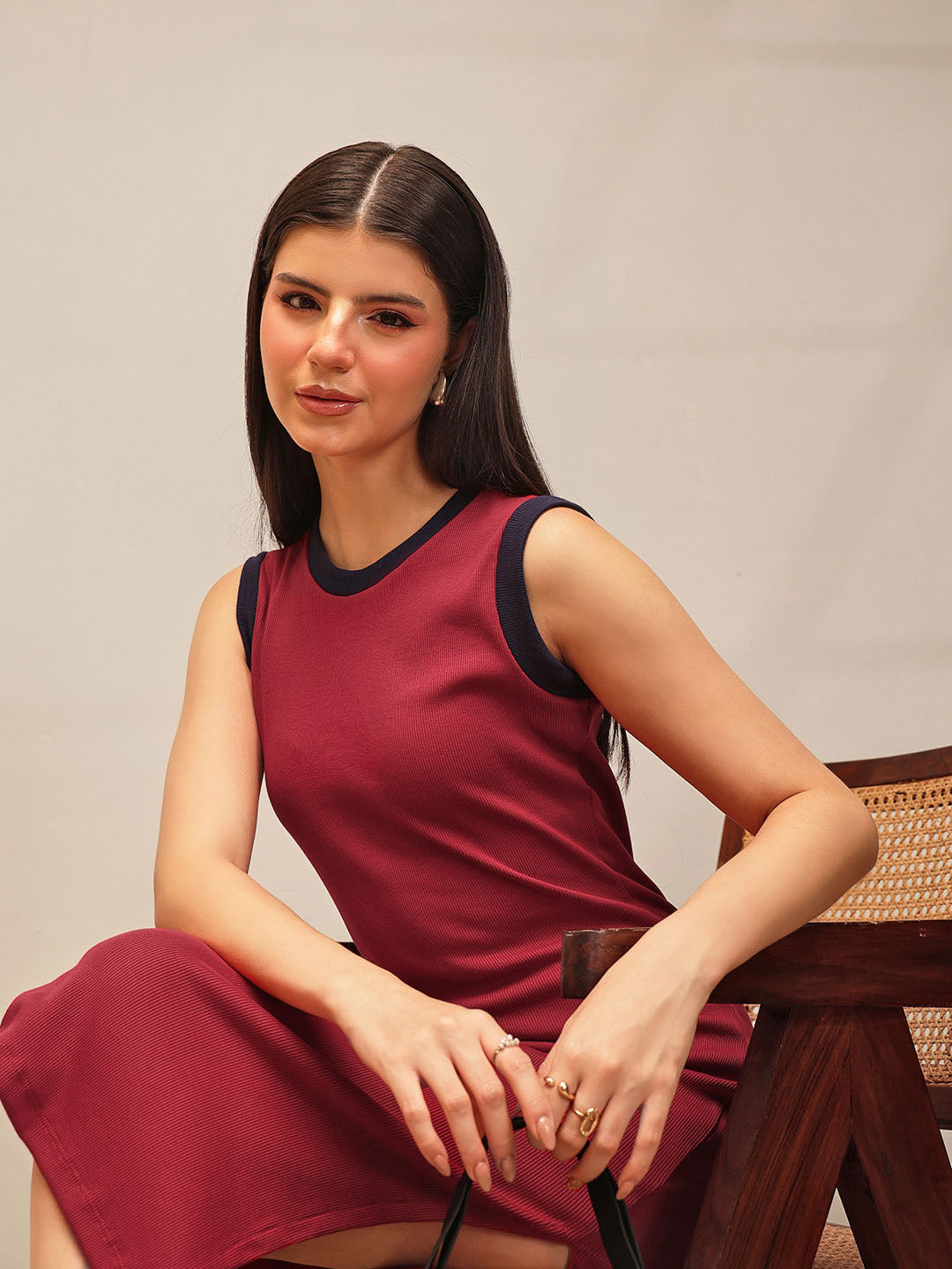 Rib Midi Dress