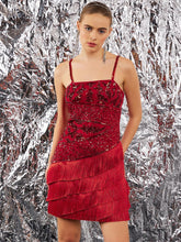 Embellished Mini Dress