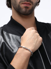 The Vessel Link Bracelet - Metallic Silver