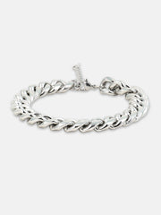 The Small-Chain Link Bracelet - Metallic Silver
