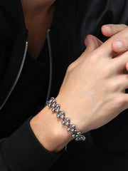 The Astro Link Bracelet - Metallic Silver