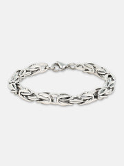 The Mechanical Link Bracelet - Metallic Silver