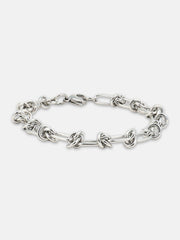 The Minimal Link Bracelet - Metallic Silver