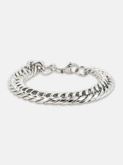 The Maxi-Chain Link Bracelet - Metallic Silver
